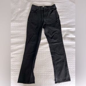Split-hem jeans